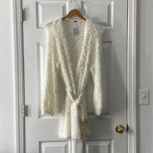 Free People  white cardigan~SEXY!!  :)